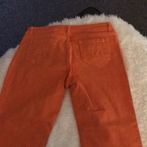 Lilly Pulitzer Capri Orange Jeans